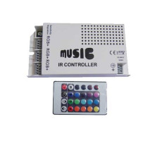 RGB Music-контроллер 72 Вт инфракрасный (пластик)