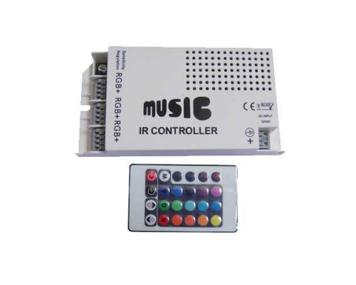 RGB Music-контроллер 72 Вт инфракрасный (пластик)