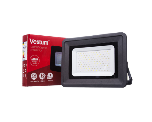 Світлодіодний прожектор Vestum 100W 8800Лм 6500K 185-265V IP65 1-VS-3006