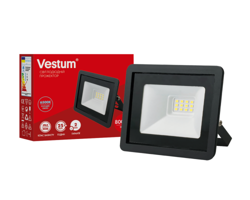 Світлодіодний прожектор Vestum 10W 6500K 180-260V IP65 1-VS-3013