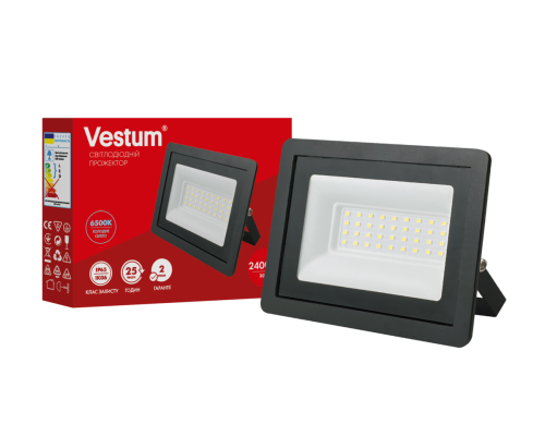 Світлодіодний прожектор LED Vestum 30W 6500K 180-260V IP65 1-VS-3015