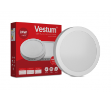 Светильник LED накладной круглый Vestum 24W 6000K 220V