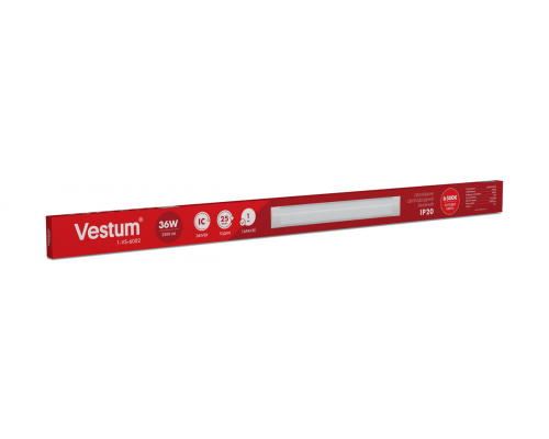 Светильник линейный LED Vestum 1,2м 36W 6500K 220V IP20