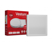 Квадратний світлодіодний накладний світильник Vestum12W 4000K 220V 1-VS-5402