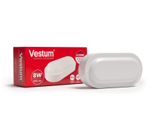 Светильник ЖКХ LED 8W овал 4500K 220V Vestum