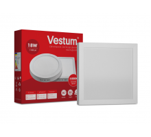 Светильник LED накладной квадратный Vestum 18W 4000K 220V