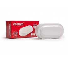 Светильник ЖКХ LED 12W овал 4500K 220V Vestum