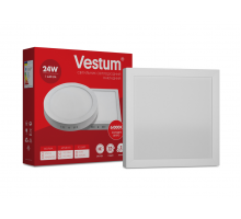 Светильник LED накладной квадратный Vestum 24W 6000K 220V