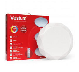 Світильник SMART Vestum GEM 90W 480*90мм 3000K-6500К, 7500Lm з д/у