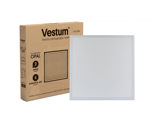 Панель свiтлодiодна LED ULTRA SLIM 40W 600x600 6500K 220V Vestum