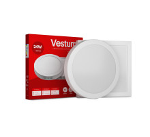 Светильник LED накладной квадратный Vestum 24W 4000K 220V