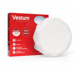 Світильник LED Vestum GEM 24W 385*75мм 4000K, 2100Lm без пульта