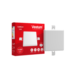 Светильник LED "без рамки" квадрат Vestum 35W 4100K