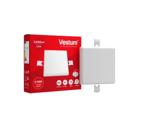 Светильник LED "без рамки" квадрат Vestum 35W 4100K
