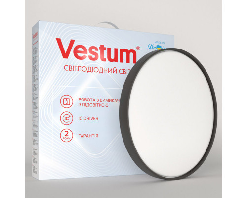 CRYSTAL матовий 36W 395*60мм 4000К 2900Lm без пульта метал