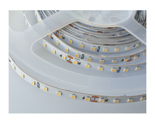 Светодиодная лента Тепло-белая 2800-3200К (24 Вольт) ESTAR SMD 3528 (112 д/м) ЭЛИТ чипы Epistar - Бобина 5 м