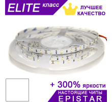 Светодиодная лента Белая ESTAR SMD 2835 (60 д/м) ЭЛИТ чипы Epistar - Бобина 5 м