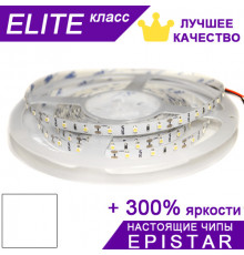 Светодиодная лента Белая ESTAR SMD 2835 (60 д/м) ЭЛИТ чипы Epistar - Бобина 5 м