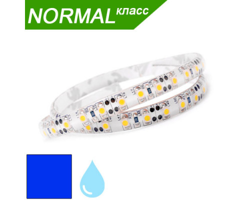 Світлодіодна стрічка в силіконі Синя SMD 3528 (120 діодів/метр) НОРМАЛ. Котушка - 5 м