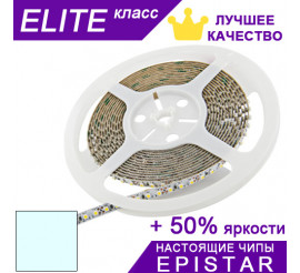 Светодиодная лента Холодно-белая 12500-14500К ESTAR SMD 3528 (120 д/м) ЭЛИТ чипы Epistar - Бобина 5 м