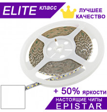Светодиодная лента Белая ESTAR SMD 3528 (120 д/м) ЭЛИТ чипы Epistar - Бобина 5 м