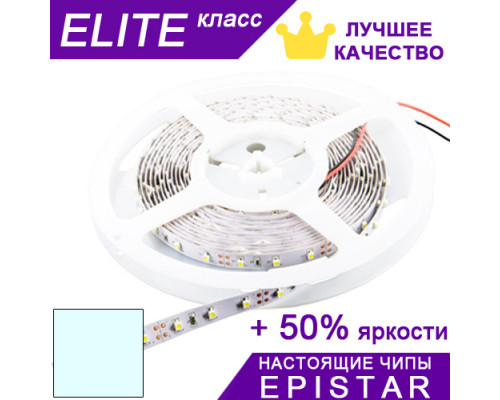 Светодиодная лента Холодно-белая ESTAR SMD 3528 (60 д/м) ЭЛИТ чипы Epistar - Бобина 5 м
