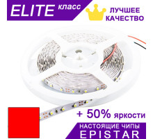 Светодиодная лента Красная ESTAR SMD 3528 (60 д/м) ЭЛИТ чипы Epistar - Бобина 5 м