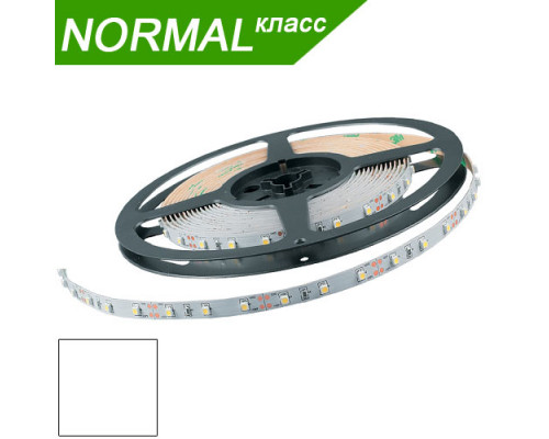 Светодиодная лента Белая SMD 3528 (60 диодов/метр) НОРМАЛ. Бобина - 5 м