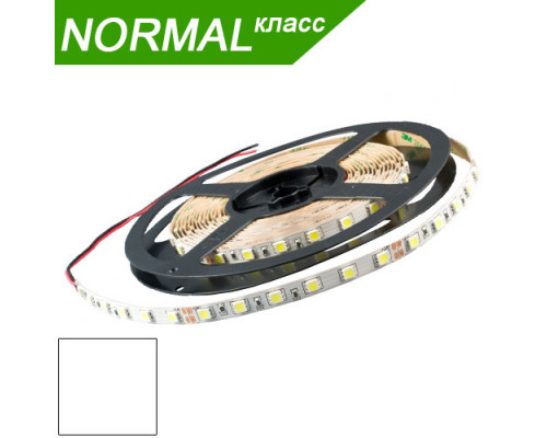 Світлодіодна стрічка біла SMD 5050 (60 діодів/метр) НОРМАЛ. Котушка - 5 м