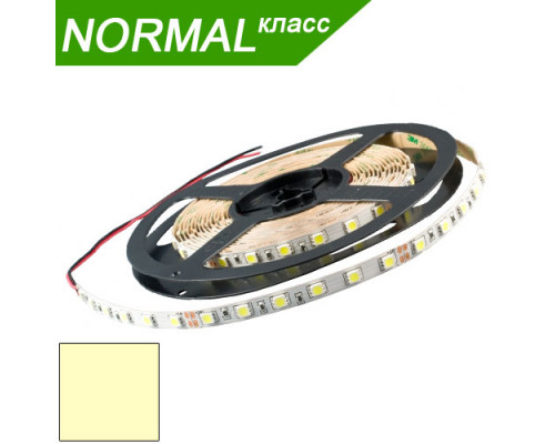 Світлодіодна стрічка Тепло-біла SMD 5050 (60 діодів/метр) НОРМАЛ. Котушка - 5 м