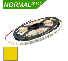 Светодиодная лента Желтая SMD 5050 (60 диодов/метр) НОРМАЛ. Бобина - 5 м