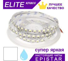 Світлодіодна стрічка біла ESTAR в силіконі SMD 5050 (72 д/м) ЕЛІТ чіпи Epistar - Котушка 5 м