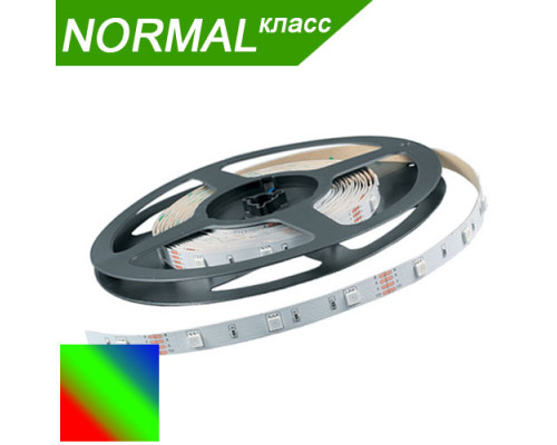 Світлодіодна стрічка RGB (30 діодів/метр) НОРМАЛ. Котушка - 5 м