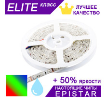 Світлодіодна стрічка ESTAR в силіконі RGB (60 д/м) ЕЛІТ чіпи Epistar - Котушка 5 м