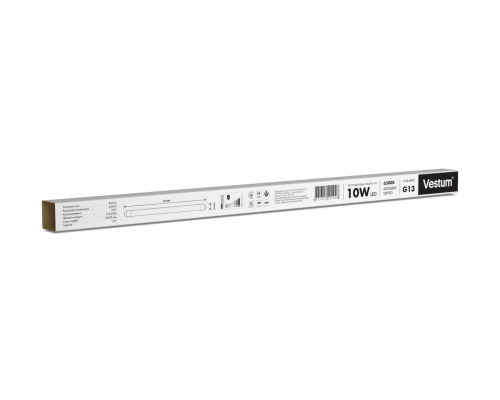 Лампа LED Vestum T8 600мм 10W 850Лм 6500K 175-250V G13