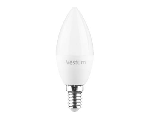 Лампа LED Vestum C37 4W 4100K 220V E14