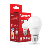 Лампа LED Vestum G45 4W 3000K 220V E27