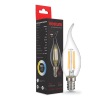 Світлодіодна філаментна лампа Vestum С35Т Е14 5Вт 220V 3000К 1-VS-2410