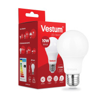 Світлодіодна лампа Vestum A60 10W 6500K 220V E27 1-VS-1114