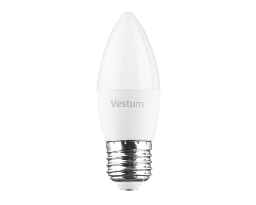 Світлодіодна лампа Vestum C37 6W 4100K 220V E27 1-VS-1301