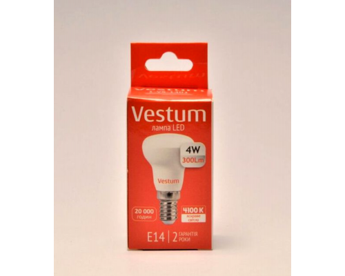 Лампа LED Vestum R39 4W 4100K 220V E14
