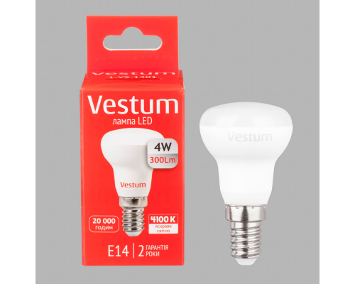 Лампа LED Vestum R39 4W 4100K 220V E14
