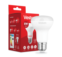 Лампа LED Vestum R63 8W 4100K 220V E27