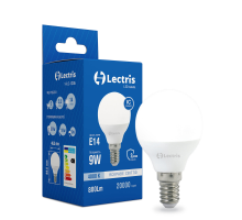 Світлодіодна лампа Lectris G45 9W 4000K 220V E14 1-LC-1205
