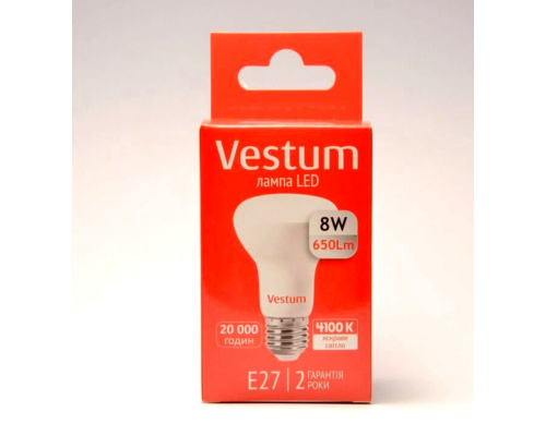 Лампа LED Vestum A55 8W 4100K 220V E27