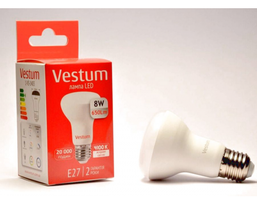 Лампа LED Vestum A55 8W 4100K 220V E27