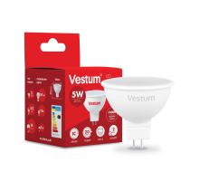 Світлодіодна лампа Vestum MR16 5W 4100K 220V GU5.3 1-VS-1503